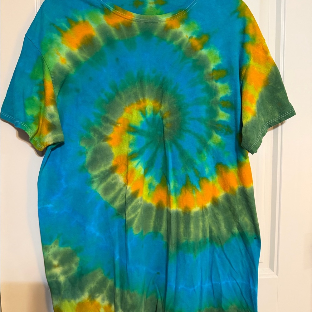 Custom Vibrant Tie-Dye T-Shirt